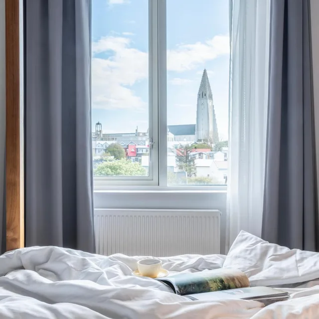 غرفة بسرير مزدوج بإطلالة على المدينة، Hotel Von 4/10