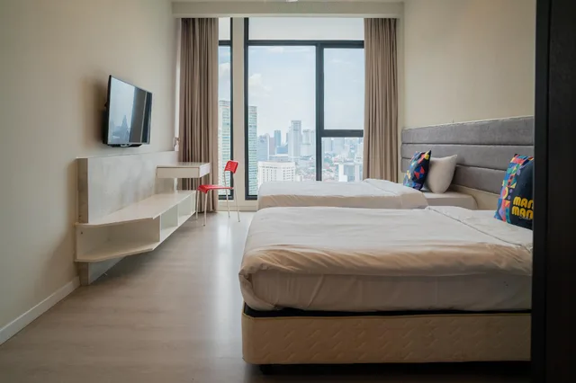 Deluxe, Twin Beds, Expressionz Professional Suites by G Suites 1/2