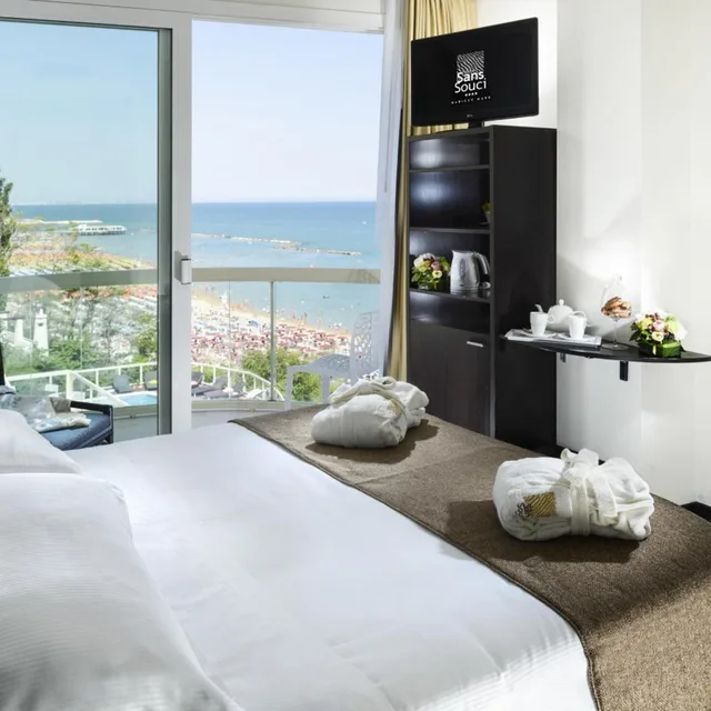 غرفة ديلوكس بسرير مزدوج أو سريرين منفصلين، Hotel Sans Souci 4/5