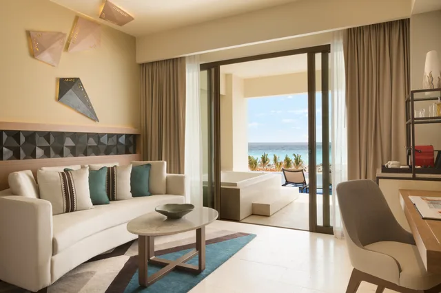 Master, Turquoize, Double Bed, Ocean Front، Turquoize at Hyatt Ziva Cancun Adults Only 3/5
