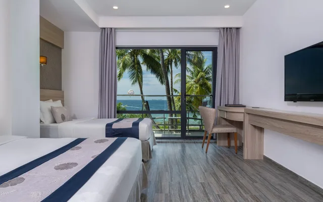 غرفة ديلوكس عائلية بإطلالة على البحر بشرفة، Kaani Grand Seaview 6/10