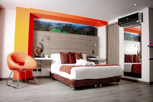 جناح بسرير كوين بشرفة، Isa Victory Hotel Boutique 1/4