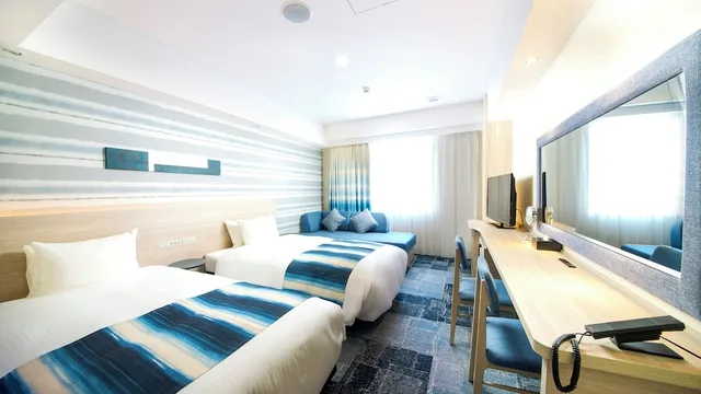 غرفة سوبيريور بسريرين منفصلين مع أريكة، Hotel Torifito Naha Asahibashi 6/10
