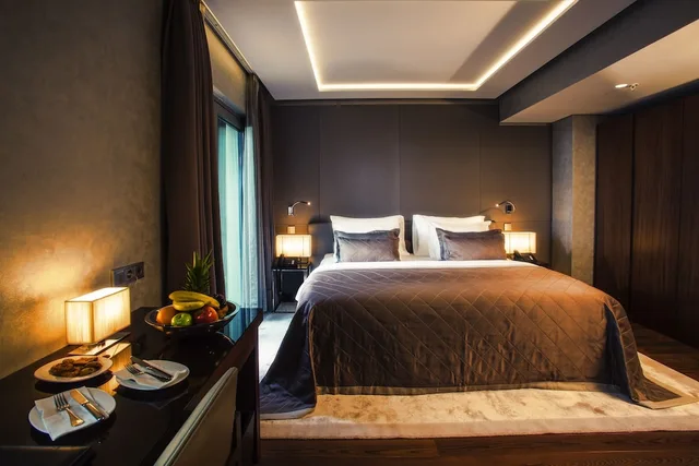 غرفة فاخرة بسرير مزدوج بشرفة، Lasagrada Hotel Istanbul 5/6
