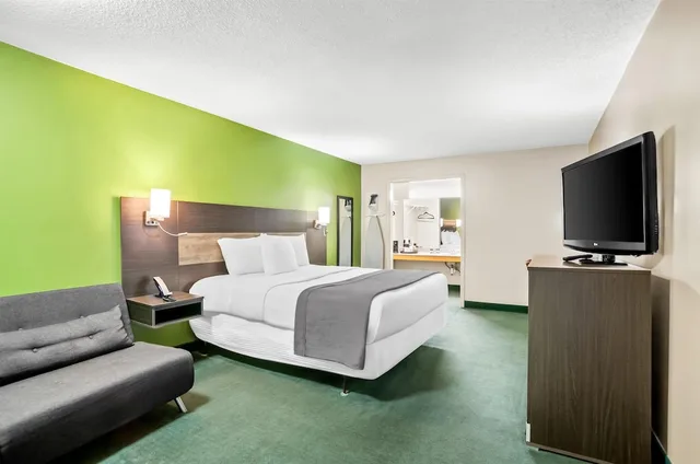 غرفة بسرير كينج، Americas Best Value Inn Rome 7/10