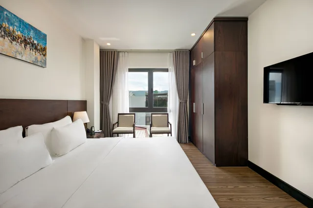 غرفة ديلوكس بسرير كوين، Haka Hotel & Apartment 1/3