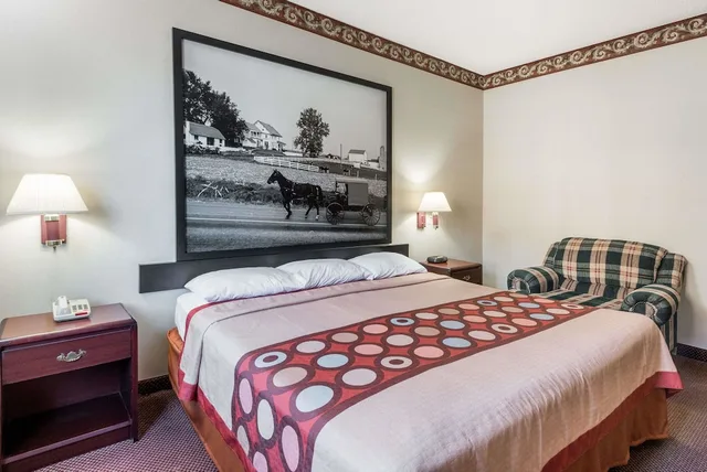 غرفة بسرير كينج لذوي الإعاقة، Super 8 by Wyndham Harrisburg Hershey North 4/5