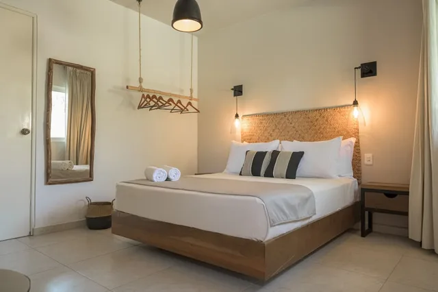 غرفة قياسية بسرير كوين، Agam Hotel Boutique Bacalar - Adults Only 2/5