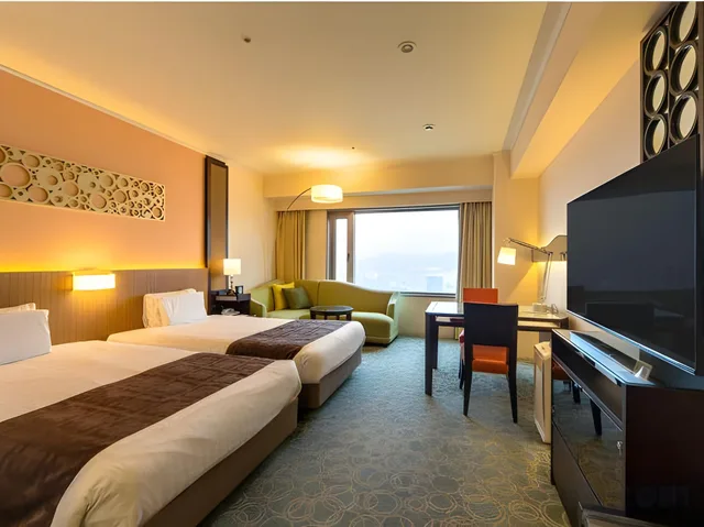 غرفة بريميوم بسريرين منفصلين، Jr Hotel Clement Tokushima 1/2
