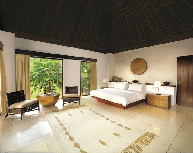 3 Bedrooms, Quadruple, Villa, Twin Beds, 2 King Beds, Mountain Side, Ocean View، Qunci Villas Resort 1/1