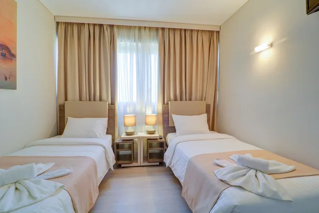 جناح عائلي بأربعة أسرّة بإطلالة على المدينة بغرفتي نوم، Palace Hotel 1/3