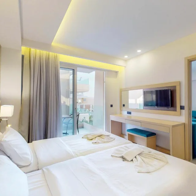 شقة سوبيريور بإطلالة على المسبح بغرفة نوم واحدة، Marika Hotel Chania 1/9
