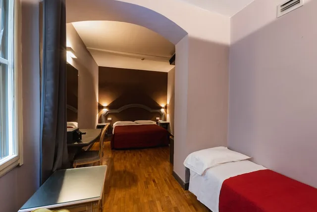 غرفة ثلاثية بثلاثة أسرّة، Hotel Unicorno 3/6