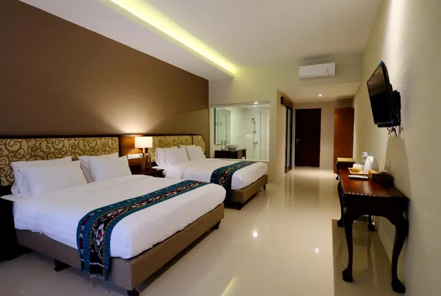 غرفة ديلوكس عائلية، The Nalaya Hotel & Resto 1/8