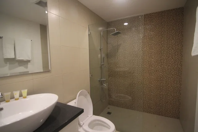 غرفة بسريرين منفصلين، Bryan Condominium Suites 6/6