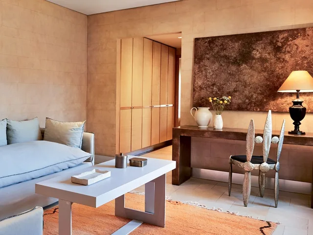 Deluxe, Family, Double Bed, Lateral Side Sea View, 2 Sofa, Cape Sounio, A Resort to Live 7/10