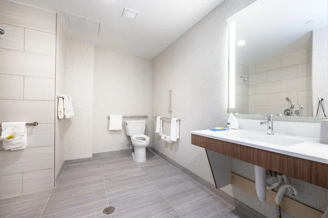 غرفة قياسية بسرير كينج لذوي الإعاقة، HOLIDAY INN EXPRESS AND SUITES SAN JOSE SILICON VALLEY 6/7
