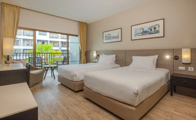 غرفة ديلوكس بسرير مزدوج أو سريرين منفصلين، Deevana Plaza Phuket Patong 2/2