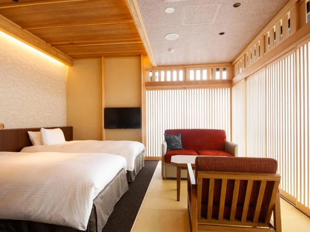 Moderate, Twin Beds, Corner، Minato Koyado Umi no Kaori to Awajishima 2/5