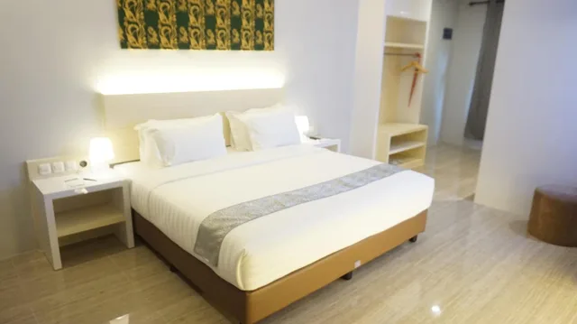 غرفة ديلوكس بسرير كينج بإطلالة على الحديقة، Grand Harvest Resort and Villas 10/10
