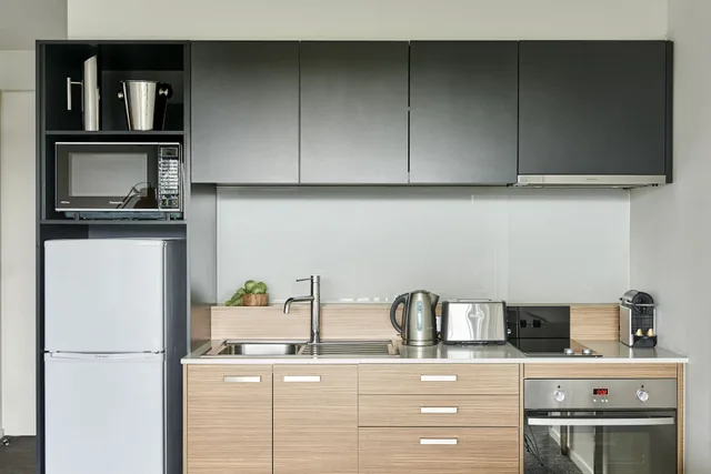 شقة بسرير كينج بإطلالة على المتنزه بغرفة نوم واحدة، Oaks Vue Suites Geelong 8/8