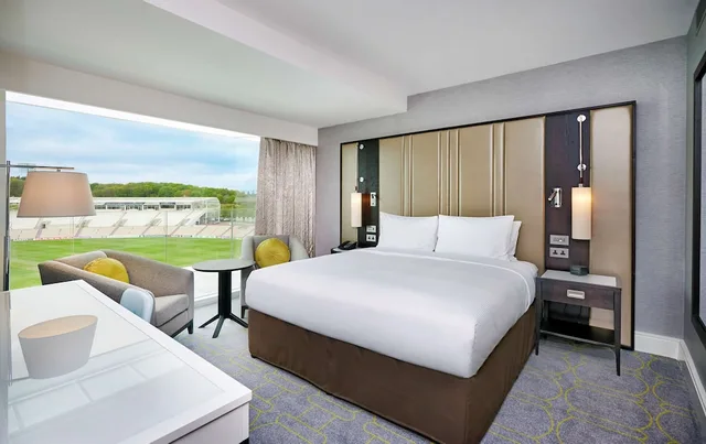 Deluxe, King Bed, Plunge View, Balcony، Hilton Southampton - Utilita Bowl 7/10