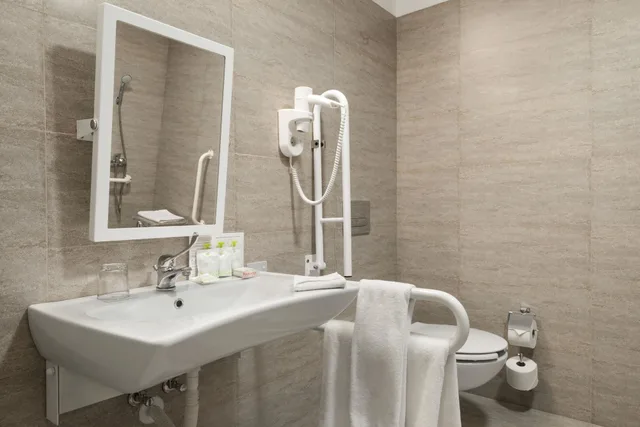 غرفة بسرير مزدوج لذوي الإعاقة، Ramada Plaza by Wyndham Craiova 5/7