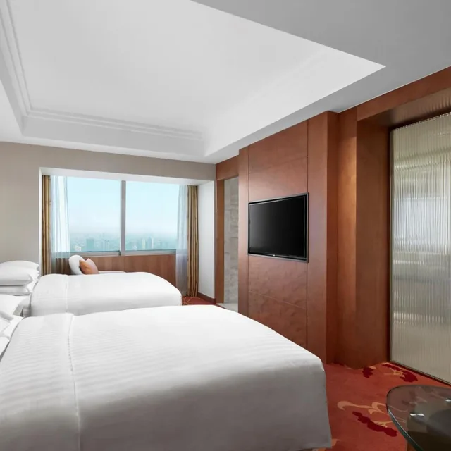 غرفة ديلوكس بسريرين منفصلين، Marriott Suzhou 3/8