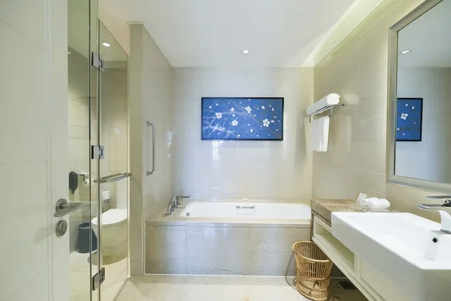 غرفة قياسية بسريرين منفصلين، Crowne Plaza Shanghai Anting Golf 6/7