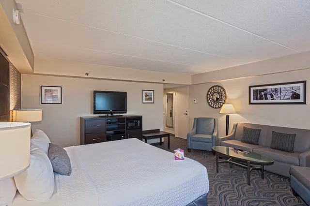 غرفة بريميوم بسرير كينج مع أريكة، Crowne Plaza Suites Msp Airport Mall Of America 4/4