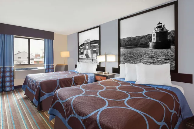 غرفة بسريرين مزدوجين للمدخنين، Super 8 by Wyndham Havre De Grace Aberdeen Area 1/2