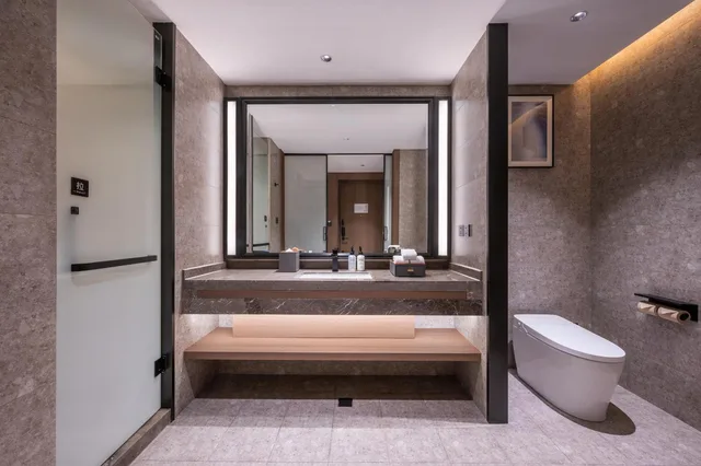 جناح ديلوكس بسرير مزدوج وسرير فردي، Novotel Hangzhou Xintiandi 7/8