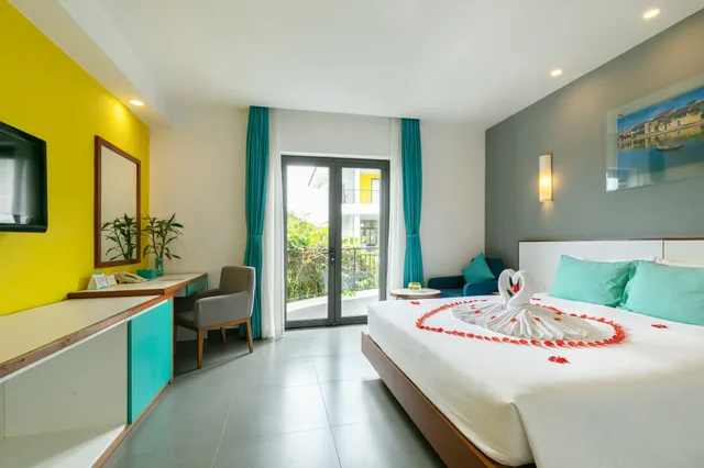 غرفة بريميير بسرير مزدوج، Emm Hotel Hoi An 3/5