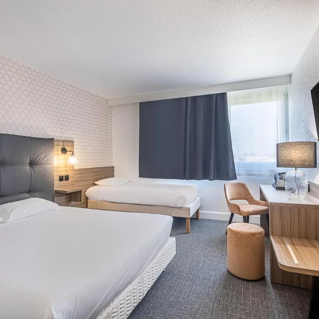 غرفة كومفورت ثلاثية، The Originals Boutique Hotel Beausejour Poitiers Nord Futuroscope 8/10
