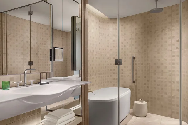 غرفة بسريرين مزدوجين بإطلالة، JW Marriott Hotel Tokyo 2/2