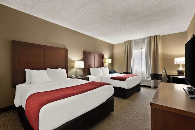 غرفة قياسية بسريرين كوين، Comfort Inn Bordentown Near NJ Turnpike 1/9
