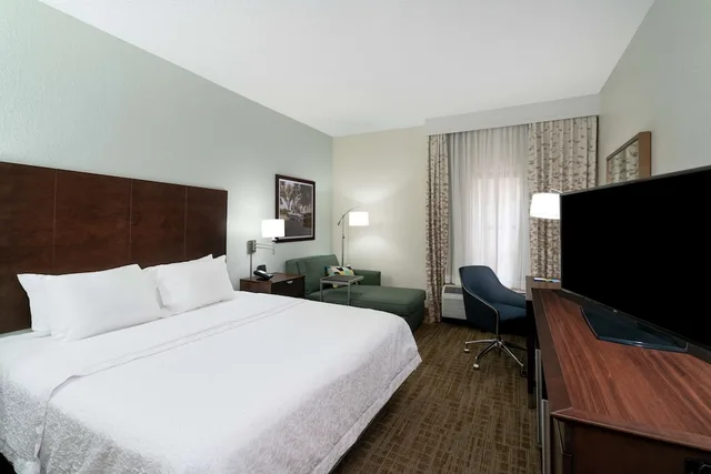غرفة كبيرة بسرير كينج مع أريكة، Hampton Inn & Suites Nashville/Franklin (Cool Springs) 1/3