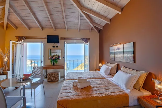 جناح تنفيذي بسريرين منفصلين بإطلالة على البحر، Petani Bay Hotel 2/10