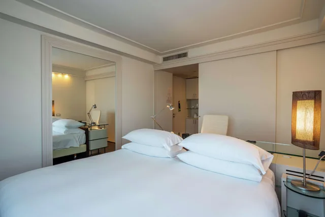 غرفة ديلوكس بسرير مزدوج بإطلالة على المدينة، DoubleTree by Hilton Florence Metropole 1/2