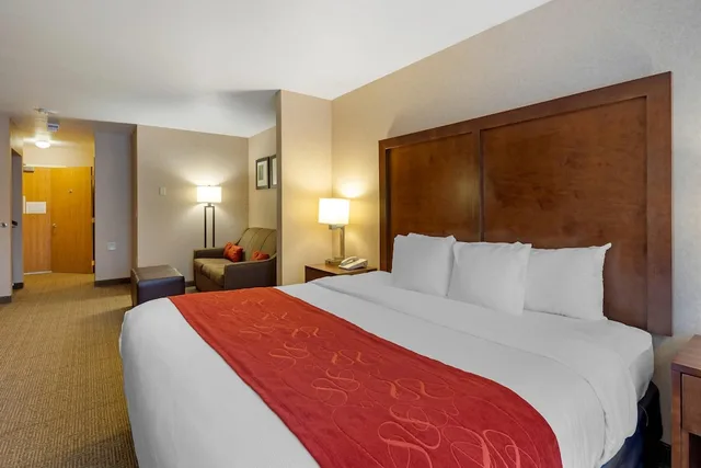 جناح بسرير كينج مع أريكة لذوي الإعاقة، Comfort Suites Anchorage International Airport 1/3