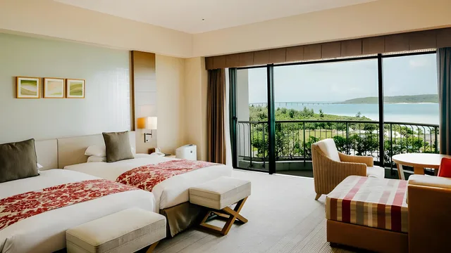 Premium Twin/Wide view room (for 3 guests) (Non-smoking)، Miyakojima Tokyu Hotel and Resorts 1/1