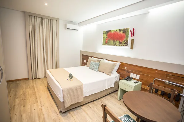 غرفة ديلوكس بسرير كوين، Hotel Pousada Do Bosque 1/4