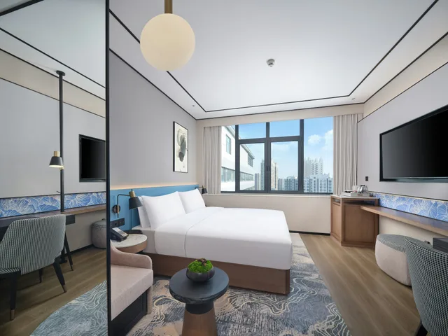 غرفة بسرير كينج، Hilton Garden Inn Ji'nan High-Tech Zone 4/6