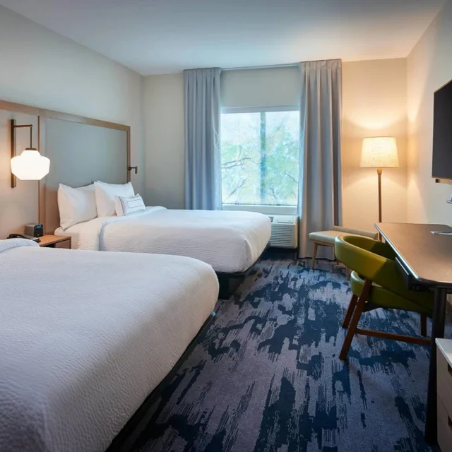 غرفة بسريرين كوين، Fairfield Inn & Suites By Marriott Midland 4/9