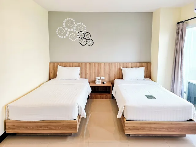 غرفة قياسية بسريرين منفصلين، Phavina Hotel & Grand Boutique Rayong 1/10