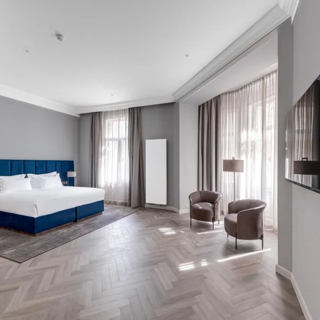 Modern, Studio, Single Bed, Front View, Park Side، Grandhotel Pupp Karlovy Vary a.s. 2/3