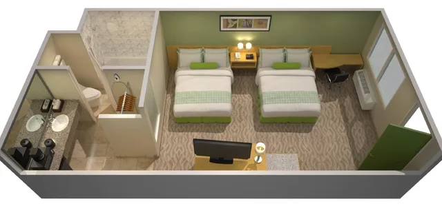 جناح بسرير كوين لذوي الإعاقة، Hotel Nexus, BW Signature Collection 6/6