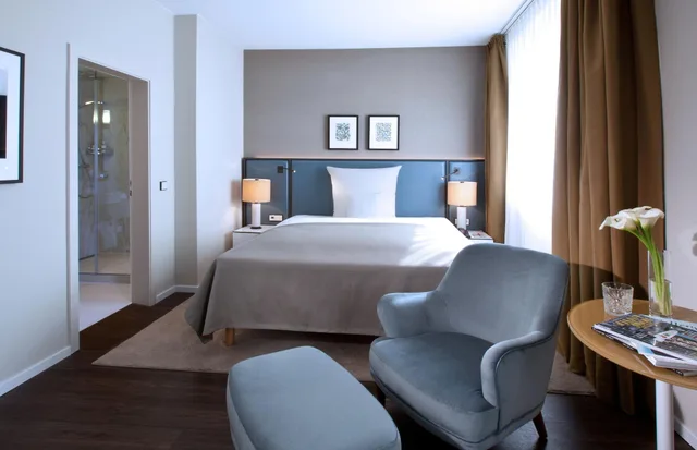 غرفة ديلوكس مفردة بإطلالة على النهر، Ameron Hotel Konigshof Bonn 2/3