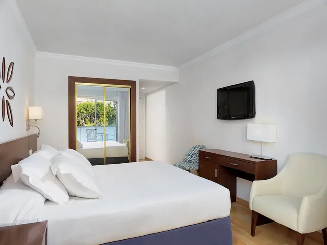 غرفة بإطلالة على المسبح مفردة بسريرين منفصلين، H10 Delfin - Adults Only 2/6
