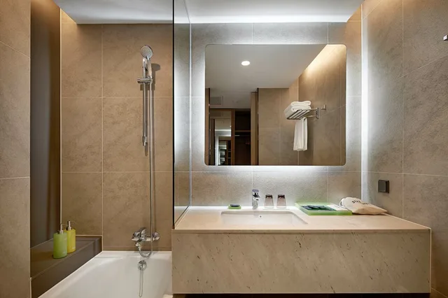 غرفة ديلوكس بسريرين منفصلين، Staz Hotel Premier Dongtan 4/7